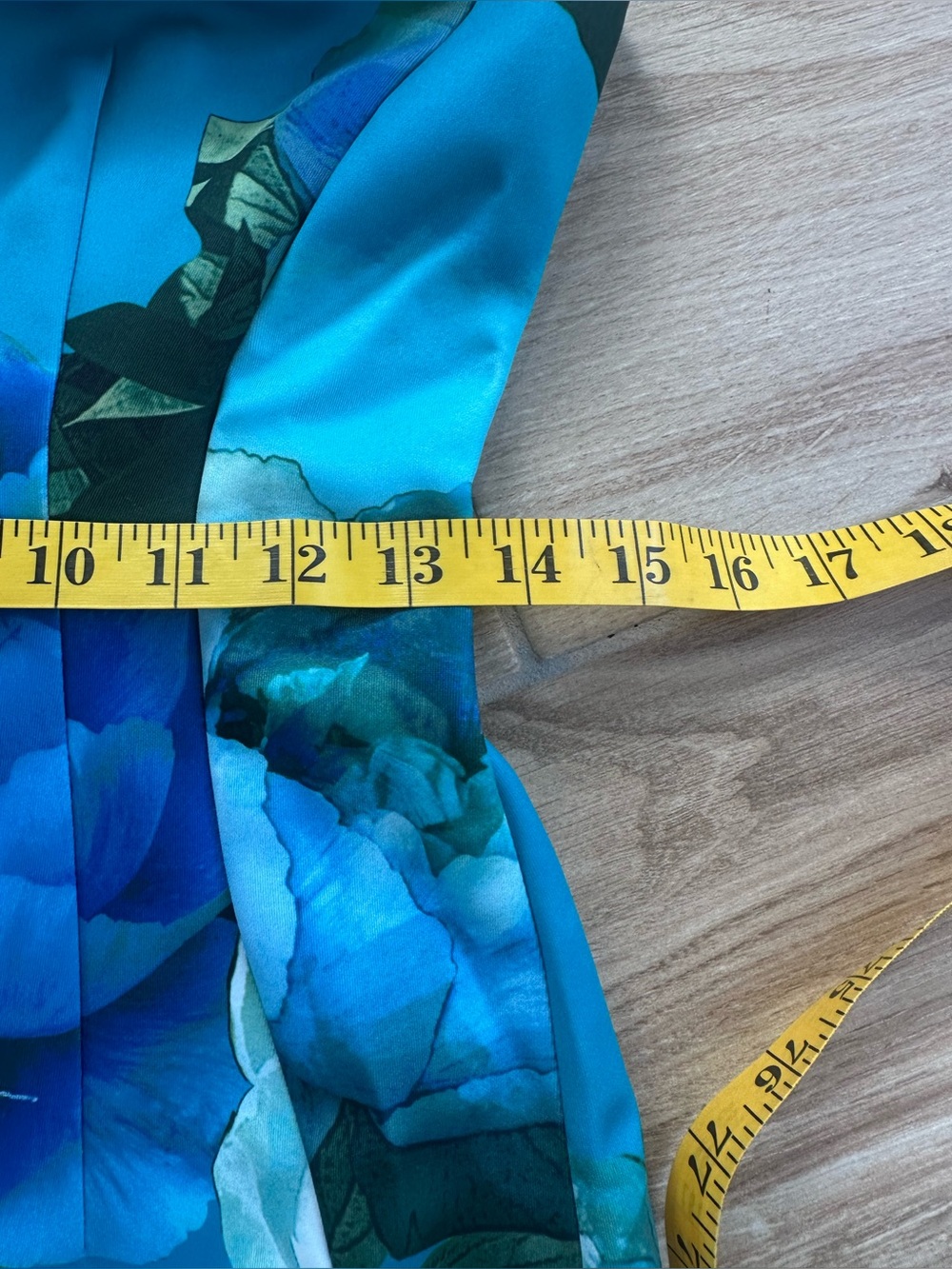 Calvin Klein Blue Floral Sheath Dress – Size 4 - Picture 6 of 7